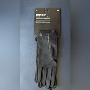 lululemon athletica Men's Fast and Free Fleece Running Gloves M/L